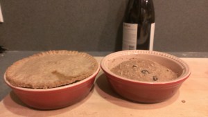 pie and bran bread